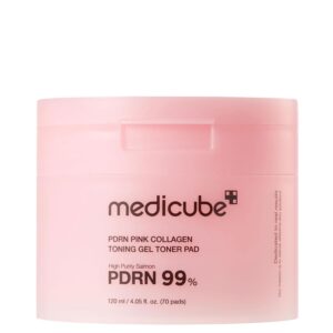 Medicube - PDRN PINK COLLAGEN TONING GEL TONER PAD 70ea