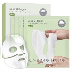 Sungboon Editor - Deep Collagen Cica Teatree Soothing Mask 37g*4ea